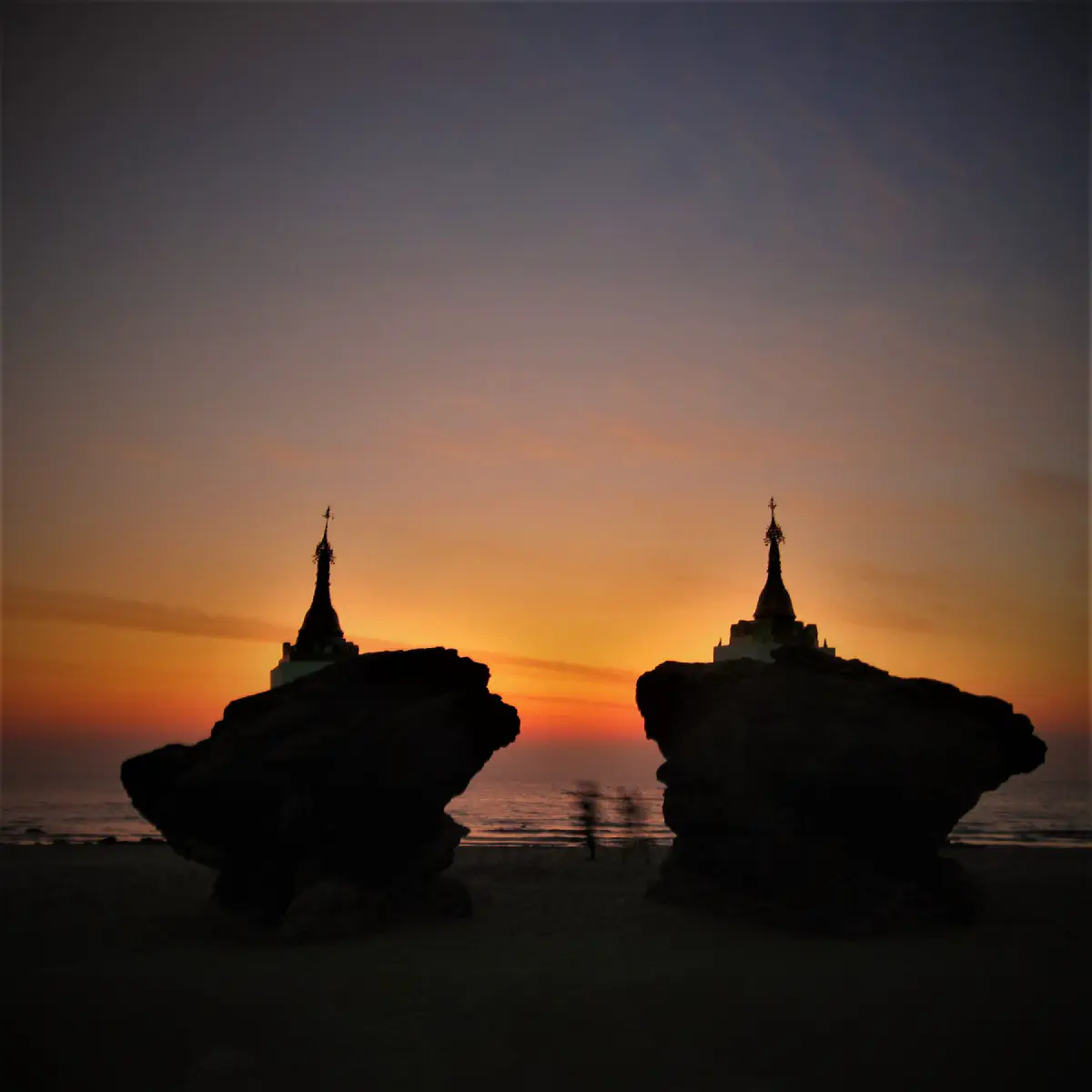 On a Beach in Myanmar